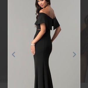 Black Long Gown.  Women’s.